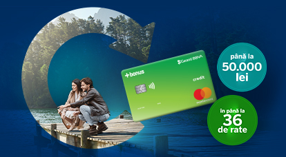 Refinantează-ți cardul de cumpărături, overdraftul sau creditul de nevoi personale cu Bonus Card